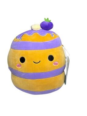 Original Squishmallows Paden- BlueBerry Pancake Plush NWT 7" Kellytoy Stuffed